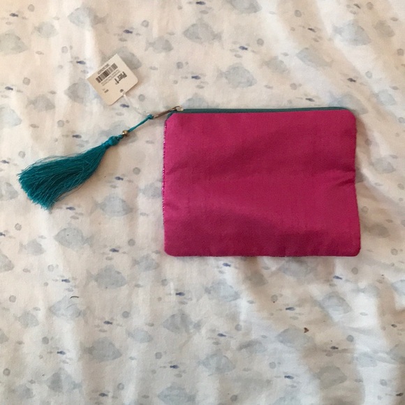 NWT Beaded Camel Zipper Pouch - Picture 4 of 5